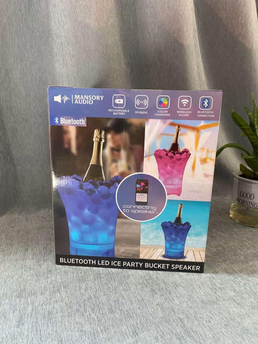 Loa Bluetooth Mansory Audio Party Bucket - làm bình đựng đá , đựng rượu được - Ảnh 3