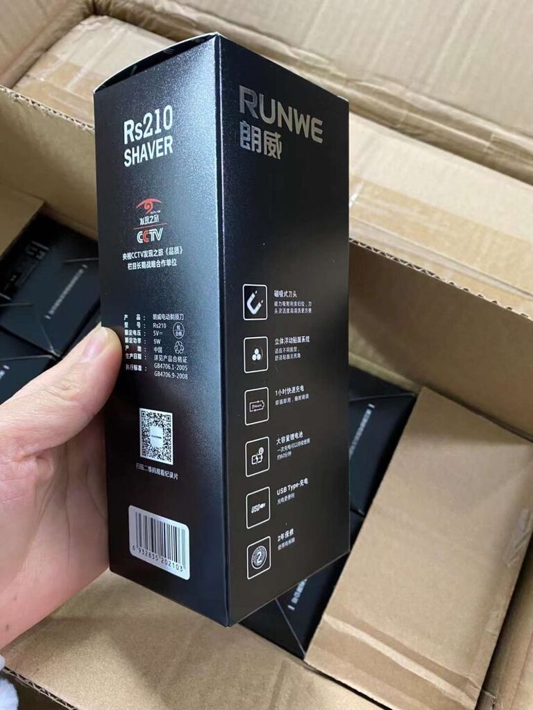 Máy cạo râu 3 lưỡi hãng RUNWE RS210, sạc Type-C - Ảnh 3