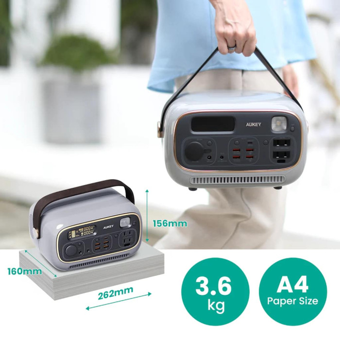 Trạm sạc 82.500mAh hãng Aukey PS-RE03 P ( Đức) Power Studio 300 - Ảnh 7