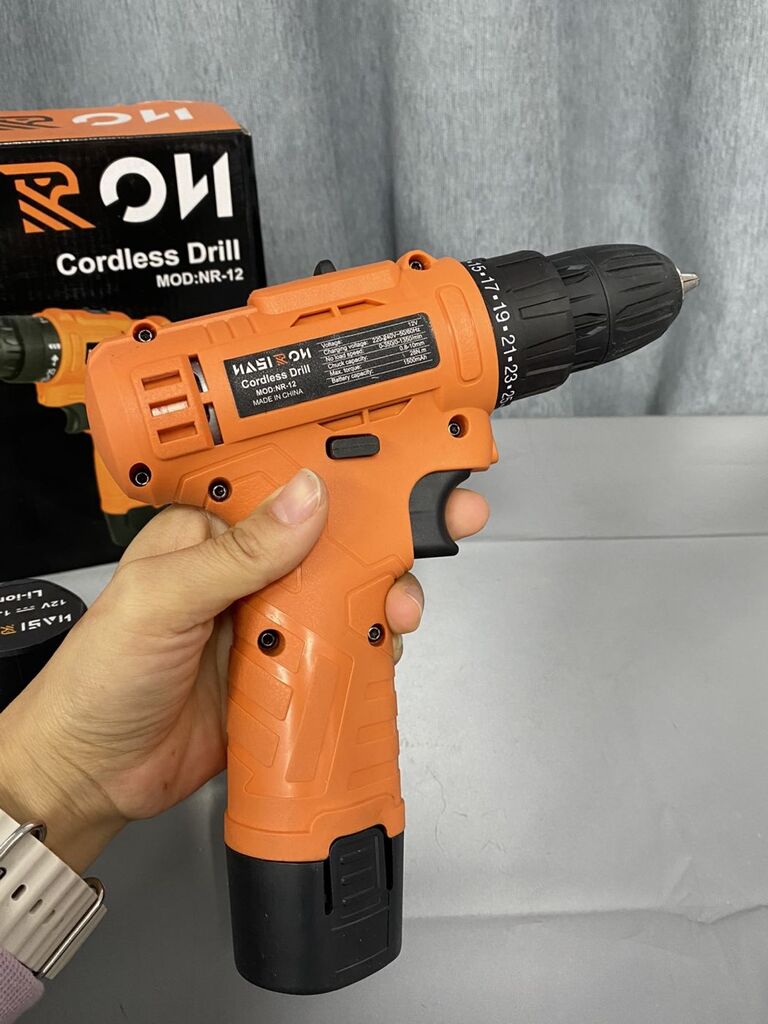 Máy khoan bắt vít cầm tay 12V NASIRON NR-12 kèm 2 Pin - Ảnh 4