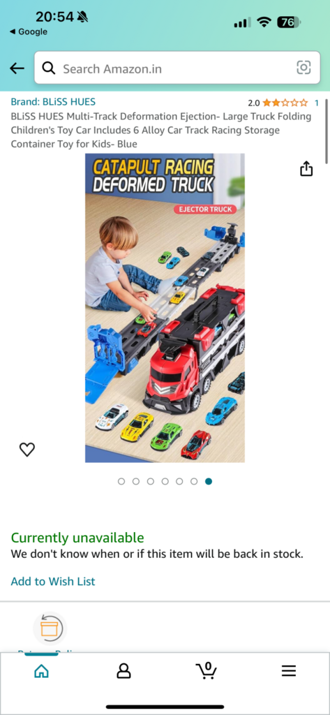 Đồ Chơi Xe Tải 3 Tầng Kèm 12 Xe Đua Nhỏ, Mô Hình đường đua (hàng Amazon) - Ảnh 6