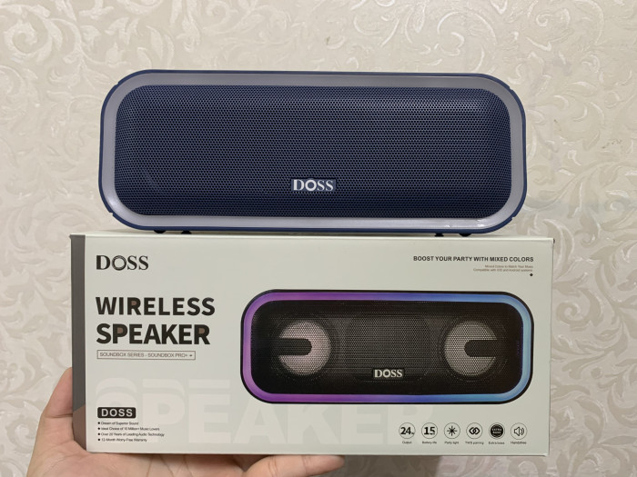 Loa bluetooth DOSS BT-20 chống nước,đèn RGB , 24w - Ảnh 4