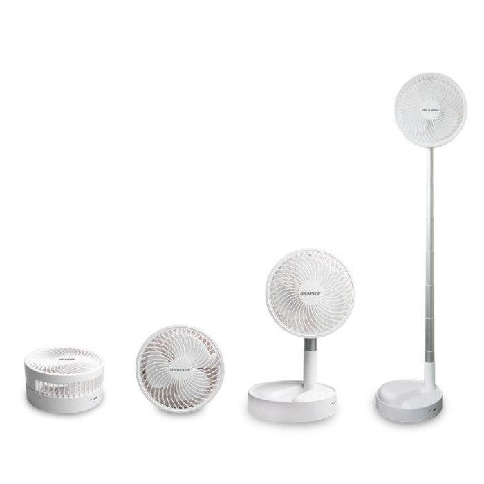 Quạt tích điện gấp gọn DRAPOW - DF02 chính hãng (lỗi pin)