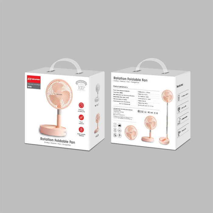 Quạt tích điện gấp gọn DRAPOW - DF02 chính hãng (lỗi pin) - Ảnh 2