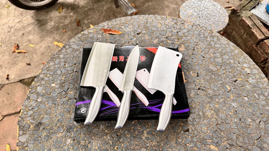 Bộ 3 Dao làm bếp hãng 康厨簿 (nội địa Trung) - Ảnh 2