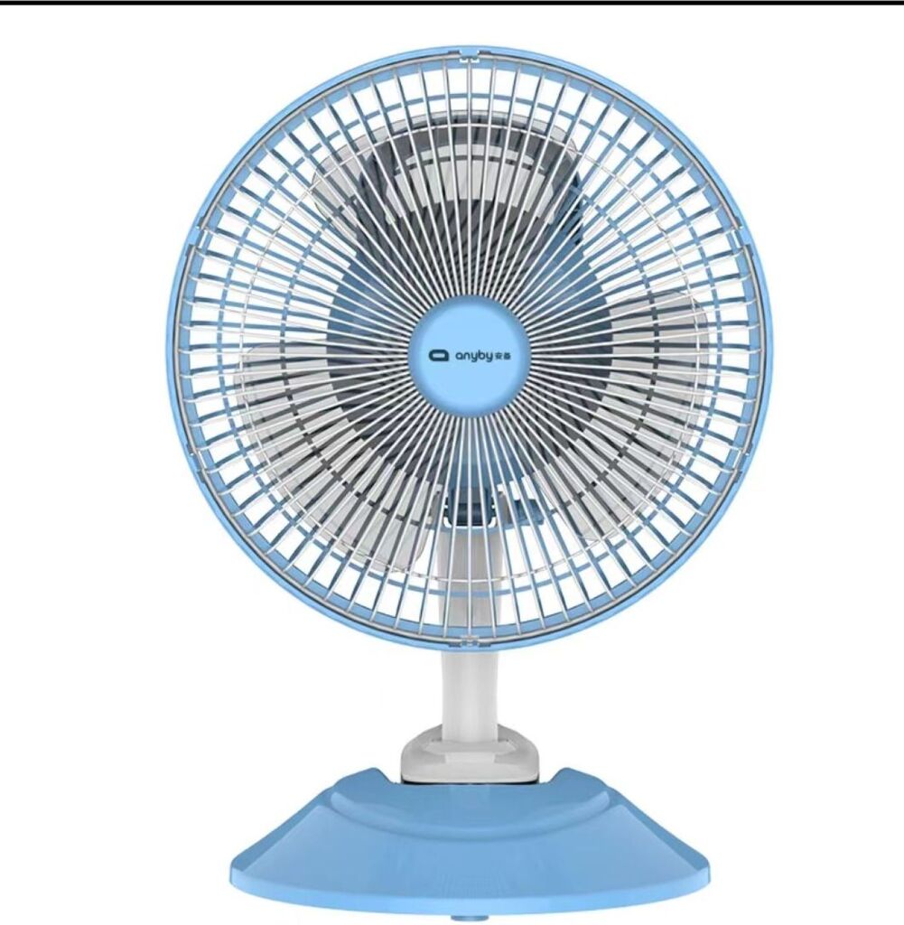 Quạt bàn tích điện Anyby L2909 , pin 4500mAh, chạy được bằng Pin dự phòng , thiết kế có thể kẹp