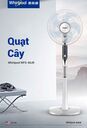 Quạt cây hãng Whirlpool (Mỹ) ,siêu mạnh , ko điều khiển - không chổi than  - Ảnh 9