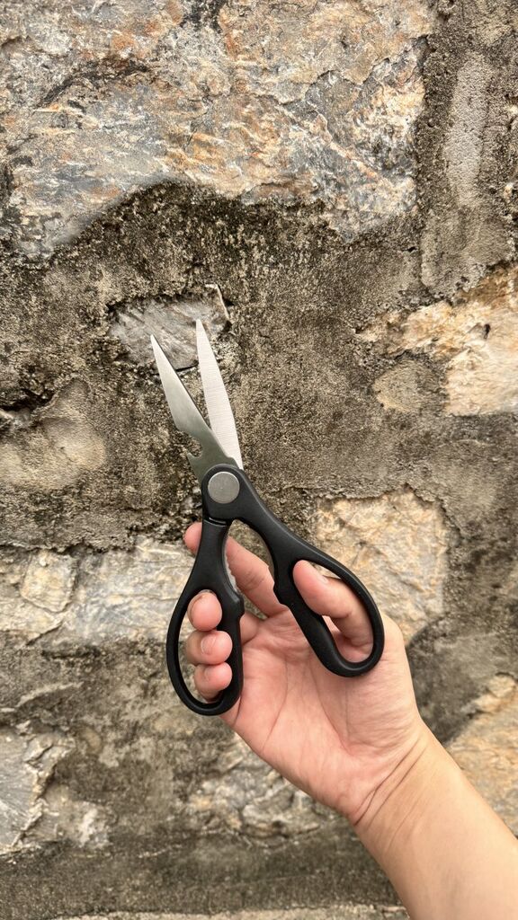 Bộ dao làm bếp 7 món hãng BTSM , có dao chặt , đế cắm dao bằng Gỗ - Ảnh 7